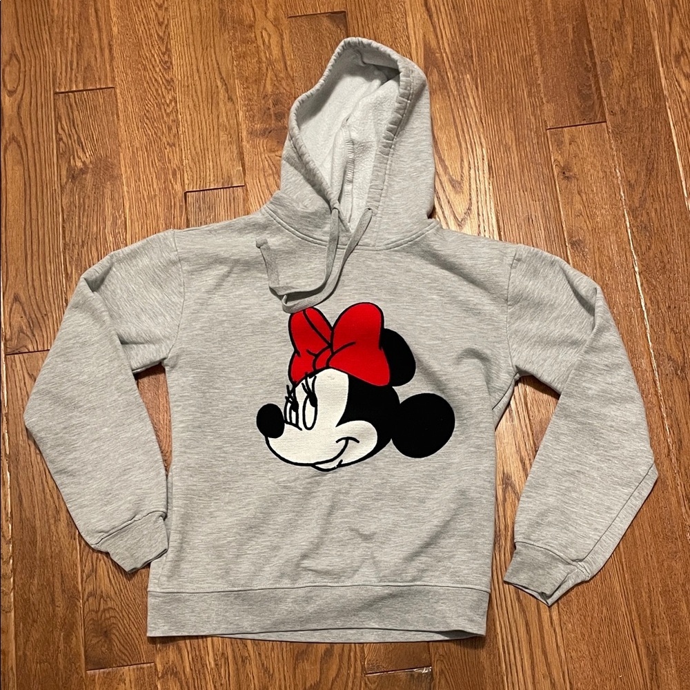 Disney Minnie Mouse Gray Hoodie